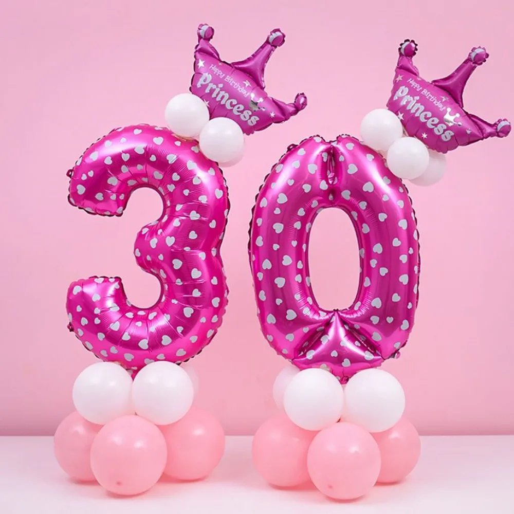 18 шт. воздушные шары в виде цифр|Воздушные и аксессуары| |