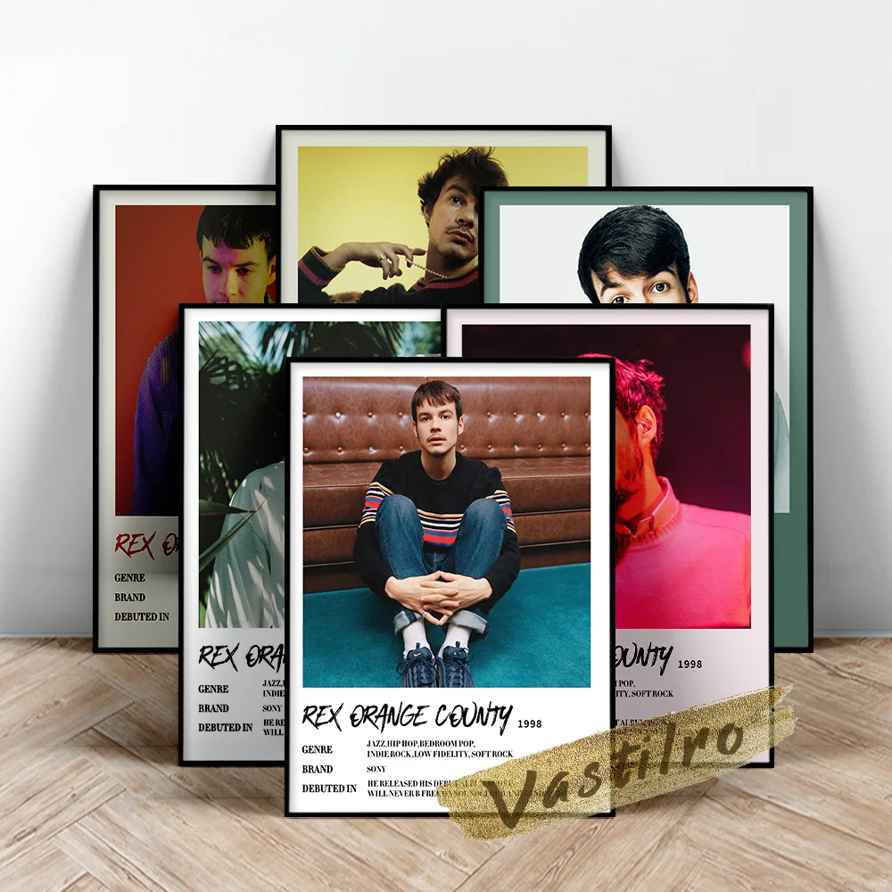 Постер певца Rex Orange County художественные принты с музыкальными звездами настенное