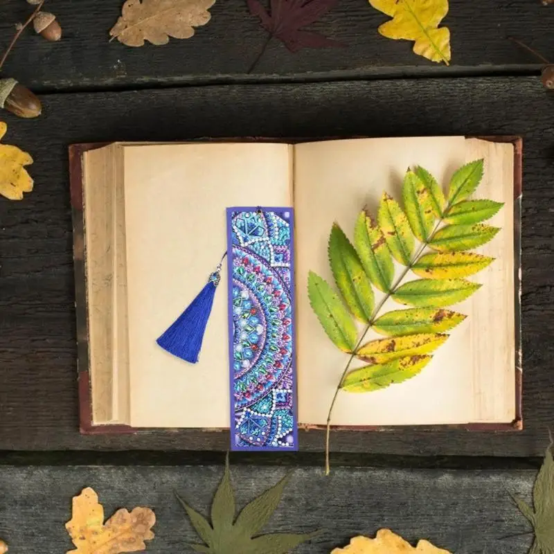 5D DIY Специальная Закладка в форме алмазной картины кожа Алмазная вышивка ремесло