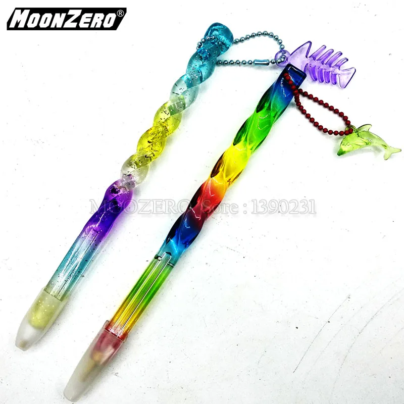 2 pens Новая Радужная красочная ручка с цепочкой, аксессуары для вышивки, восковая алмазная живопись, вышивка крестиком, точечный сверлильный инструмент для выкладывания мозаики, наборы - Цвет: 2 pens