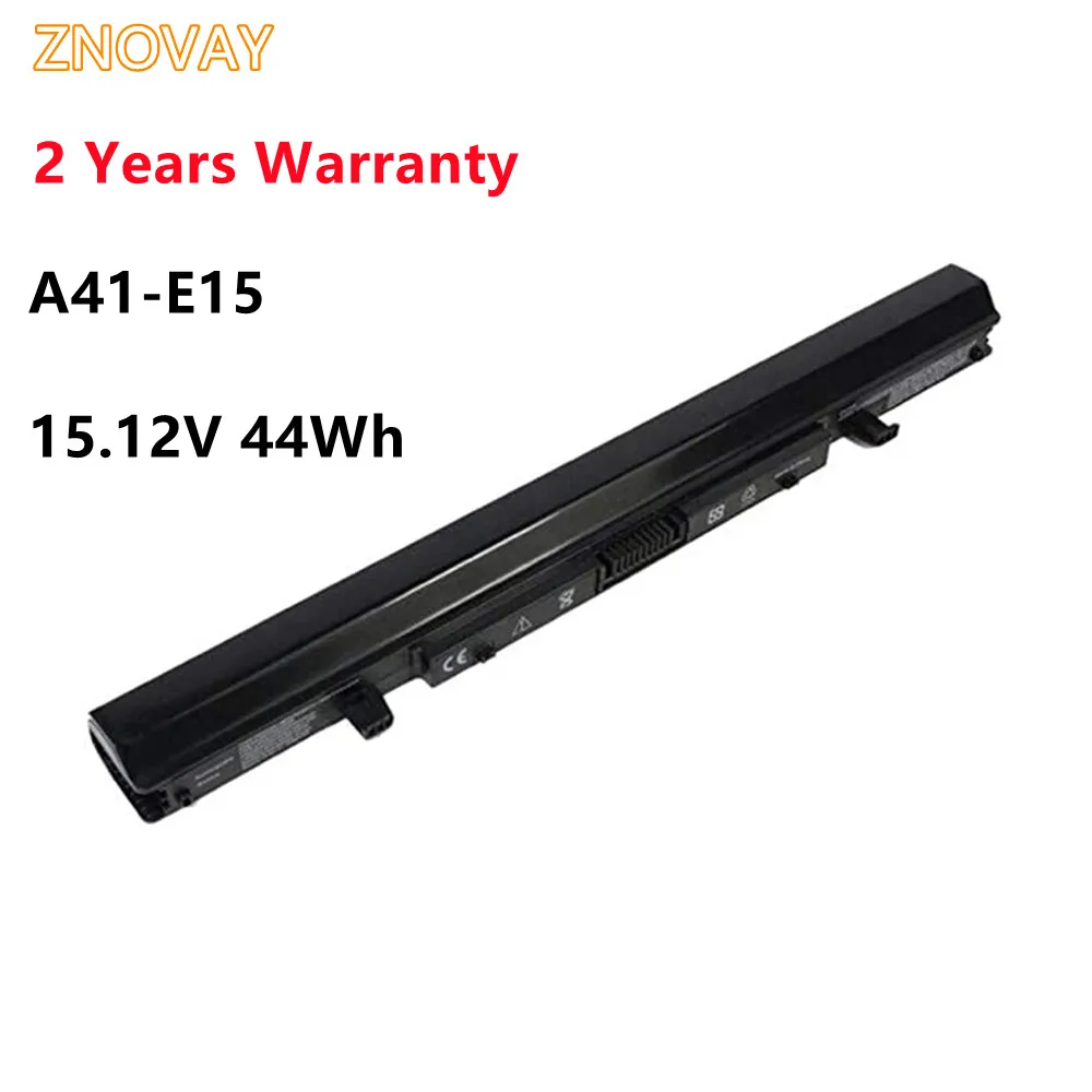 ZNOVAY A41-E15 Replacement Laptop Battery for Medion Akoya E6430, for Erazer P6681 Notebook computer 15.12V 2950mAh 44Wh