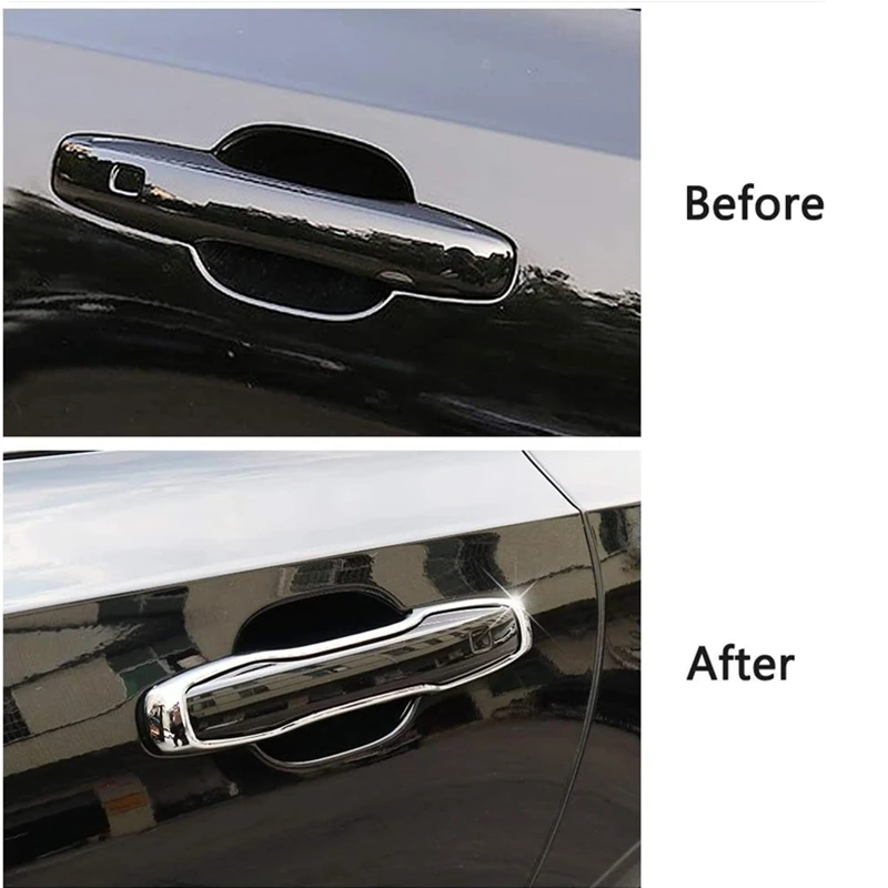 Накладка на внешнюю дверную ручку для Volvo XC60 XC90 S90 V90 2018 2019 2020 хромированная