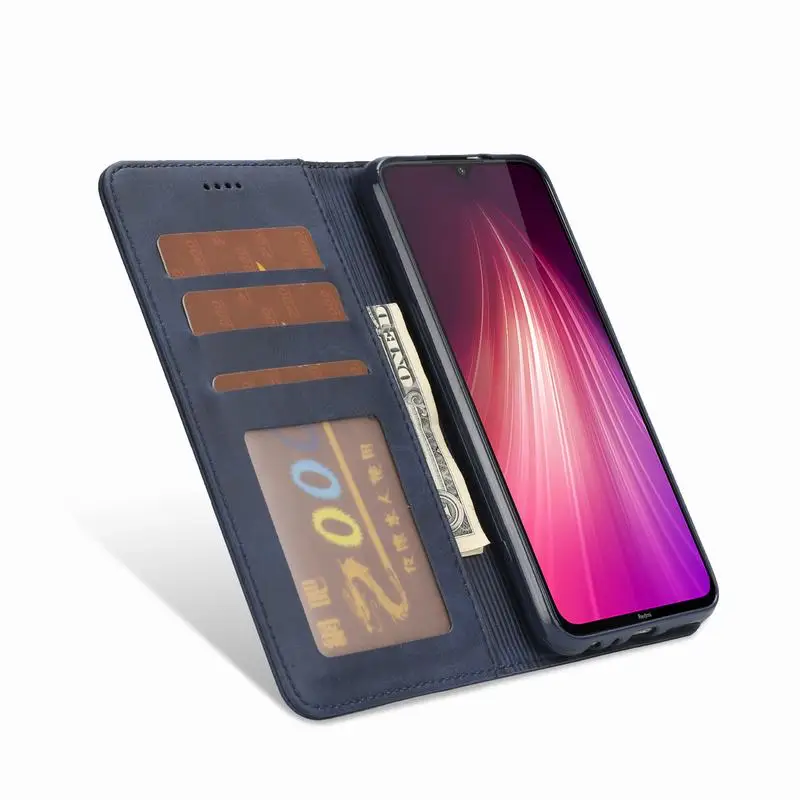 Чехол для телефона s для Xiaomi Redmi Note 8 Pro, чехол для Redmi Note 8, кожаный чехол-кошелек на магните для Redmi Note8 Pro, откидной Чехол-книжка