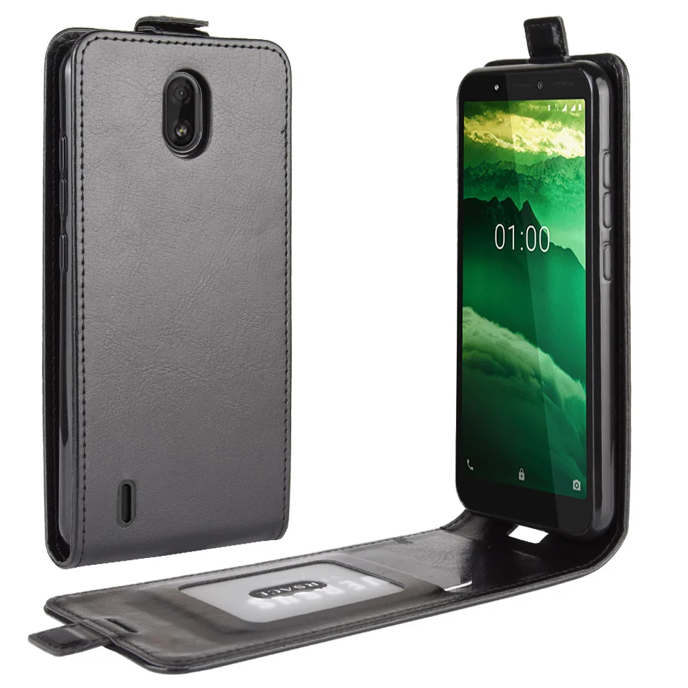 Вертикальный кожаный чехол книжка с отделением для карт Nokia 1 3|Чехлы-портмоне| |