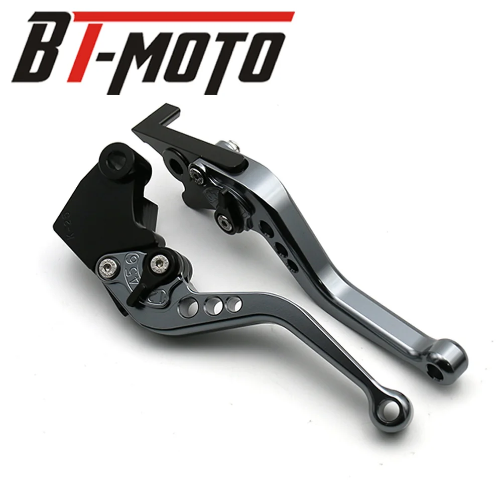 Для Kawasaki Ninja 300R 300 EX300 250 250R EX250 Z125 Z250 Z300 2013-, настраиваемый, CNC мотоциклетные Короткие сцепные рычаги - Цвет: short titanium