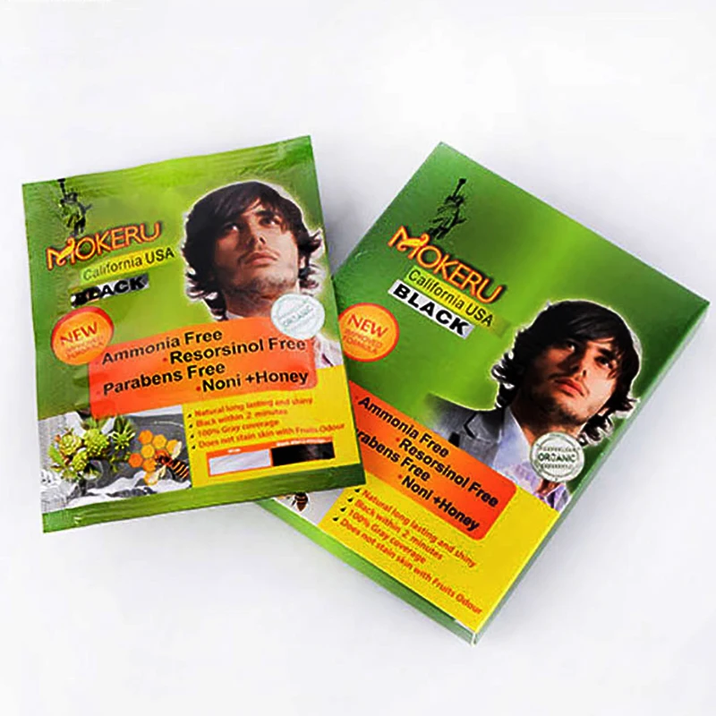 Mokeru 5 шт. травяные натуральные нони растительные эссенции Oragnic Magic Black Hair краска