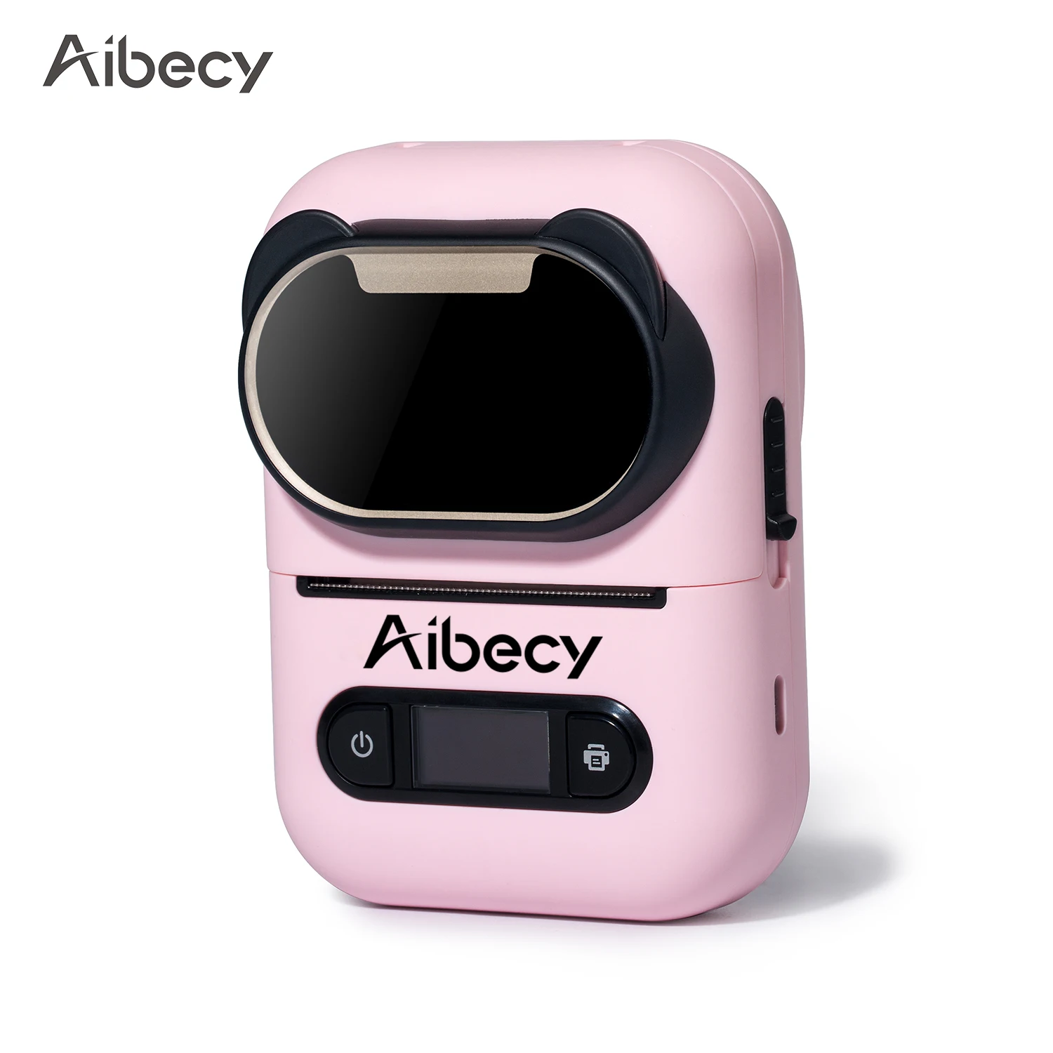 

Портативный беспроводной термопринтер Aibecy 203 точек/дюйм, устройство для печати этикеток BT с перезаряжаемой батареей для штрих-кодов рознич...