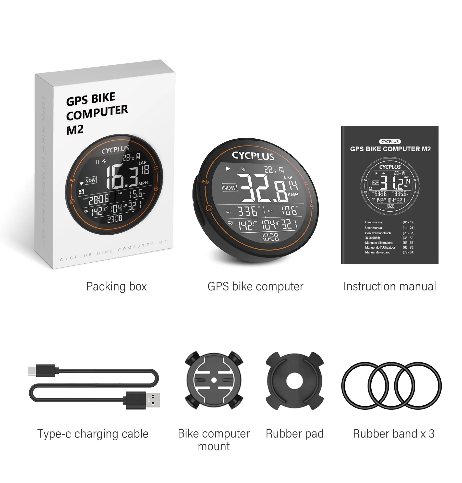 Велосипедный компьютер 10 шт./лот CYCPLUS M1 GPS Велосипедные аксессуары беспроводной