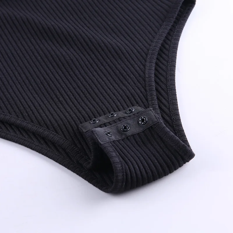 Новинка 2022 модные сексуальные черные боди с коротким рукавом женские топы