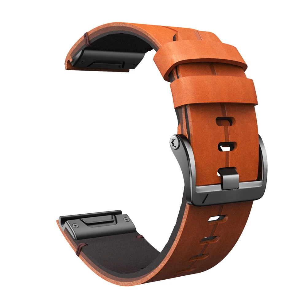 Ремешок из натуральной кожи для Garmin Fenix 6X 6 Pro 5X 5Plus 935 | Электроника
