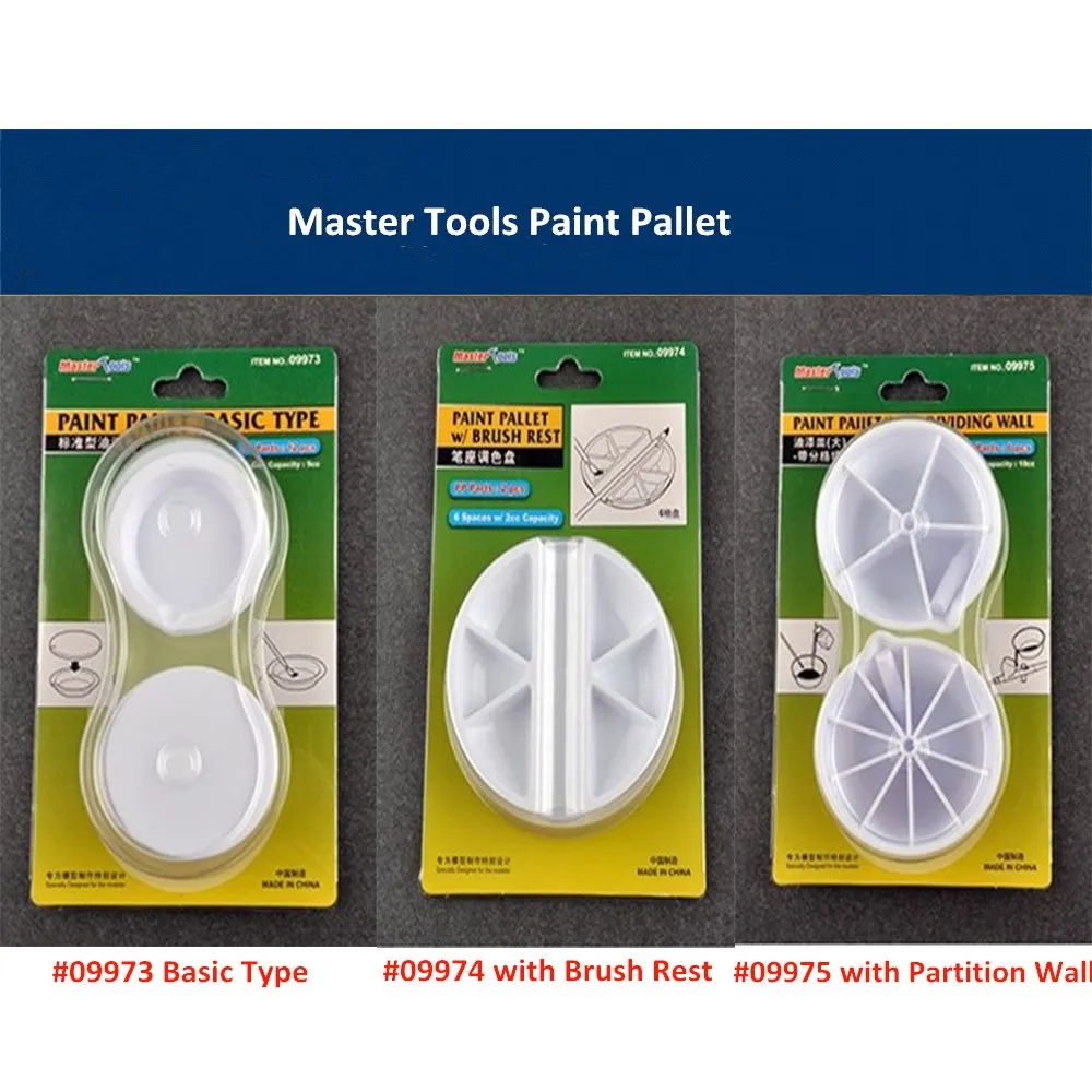 Поддон для краски Trumpeter Master Tools 09973 09974 09975/с подставкой кистей/с перегородкой|Набор