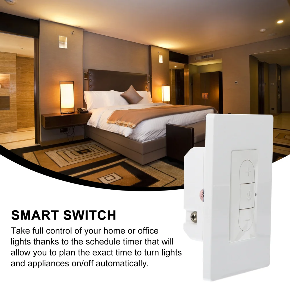 

Wireless Remote Smart Switch Voice Control Switch Smart WiFi Dimmer US Plug
