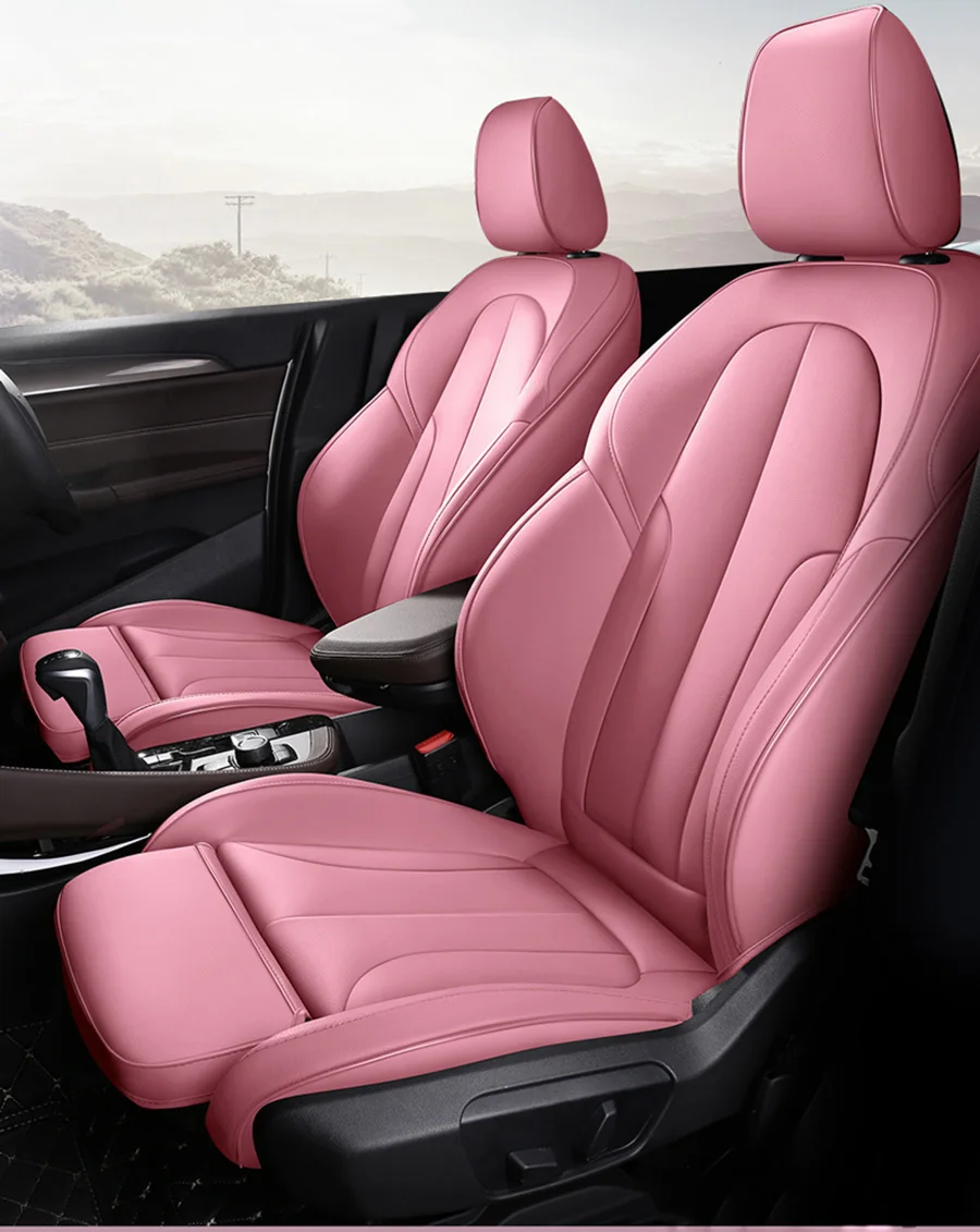 Кожаные чехлы для сидений автомобиля на заказ для NISSAN X-Trail Qashqai SYLPHY Geniss LIVINA March Tiida Teana чехлы для сидений автомобилей