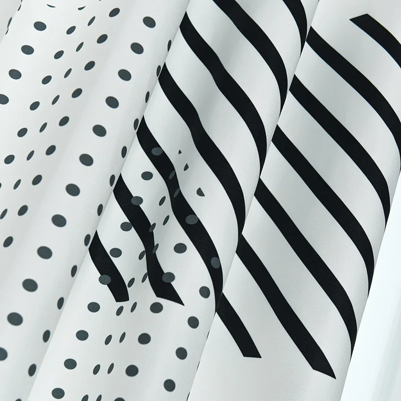 Personality Net Red Nordic Wind Geometric Pattern Print Curtains for Living Dining Room Bedroom. | Дом и сад