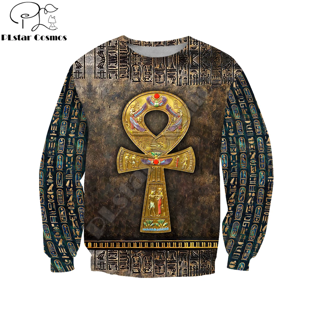 Древний Египет Анкх 3D одежда с принтом по всей поверхности унисекс Роскошная