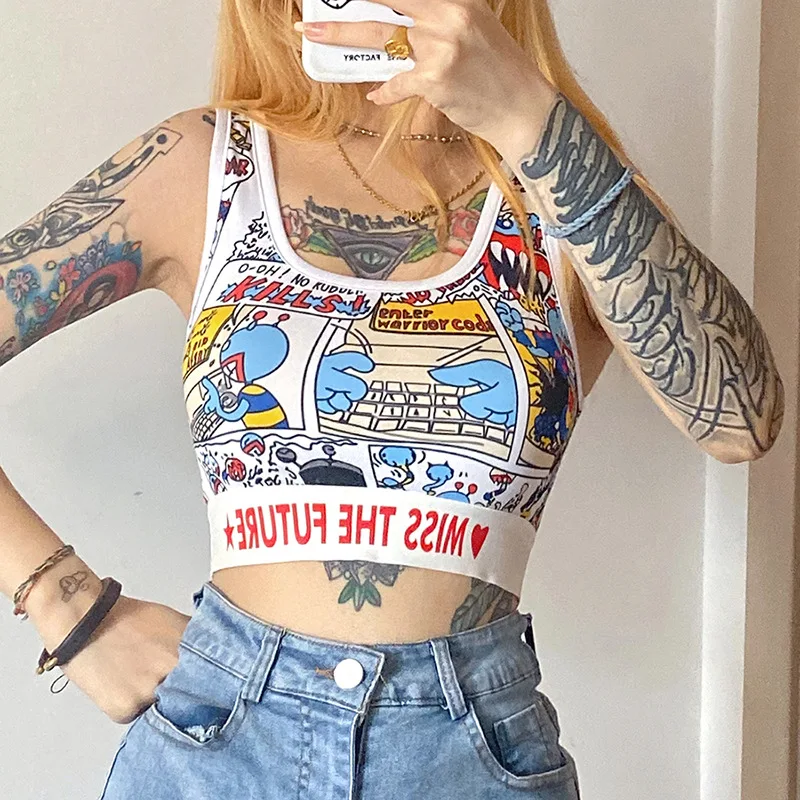 Новинка 2020 женский спортивный кроп-топ с завышенной талией Милая футболка без