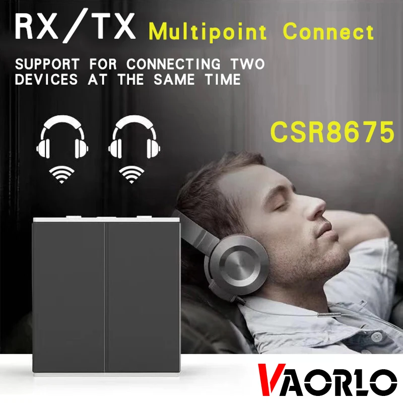 

Bluetooth-передатчик CSR8675 5,0, оптический 3,5 мм AUX аудио Aptx HD AAC SBC с низкой задержкой, беспроводной адаптер для ТВ, ПК, автомобиля