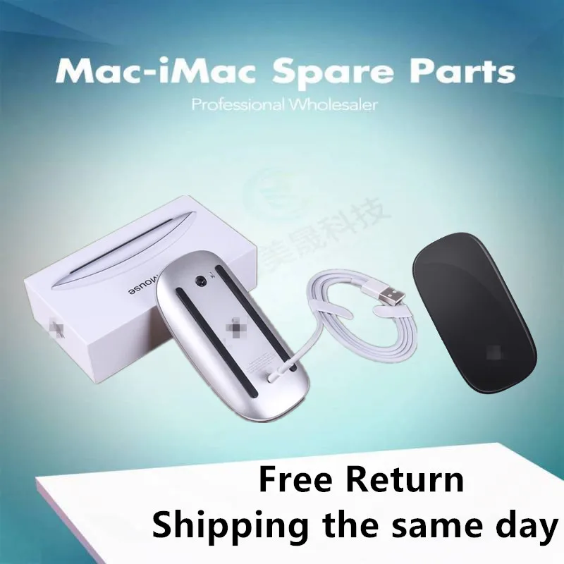 

Новая беспроводная Bluetooth-мышь Magic Mouse 2 для APPLE Mac Book Macbook Air Mac Pro, эргономичный дизайн, Мультитач BT мышь