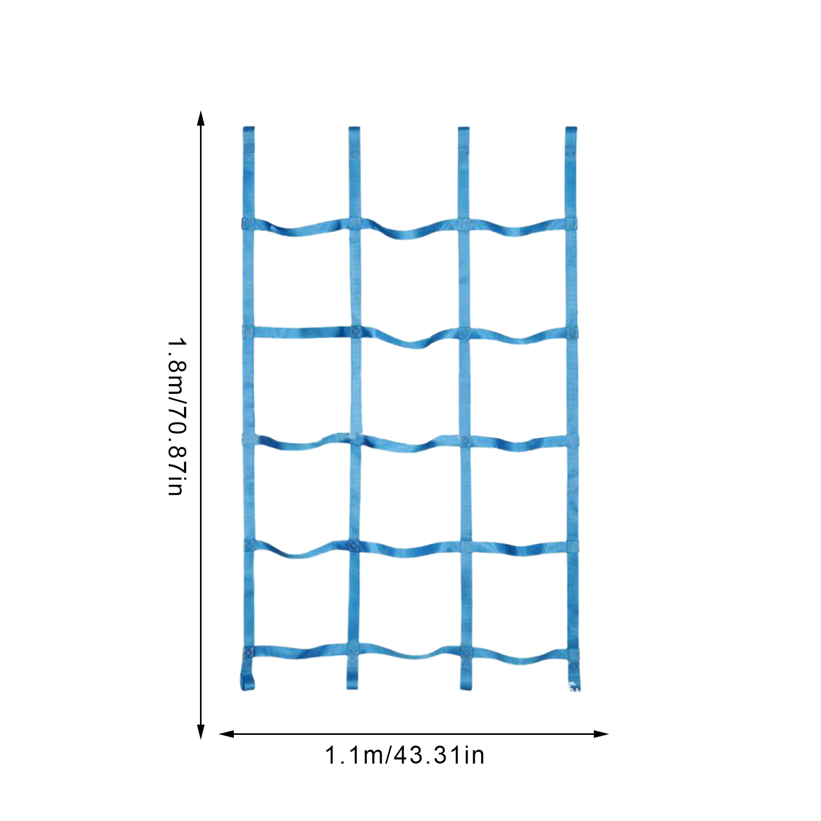 

Outdoor Climbing Hanging Tree Swing Climbing Cargo Net Rope Ladder For Kids Children Playing Backyard Game Tool Family Fun