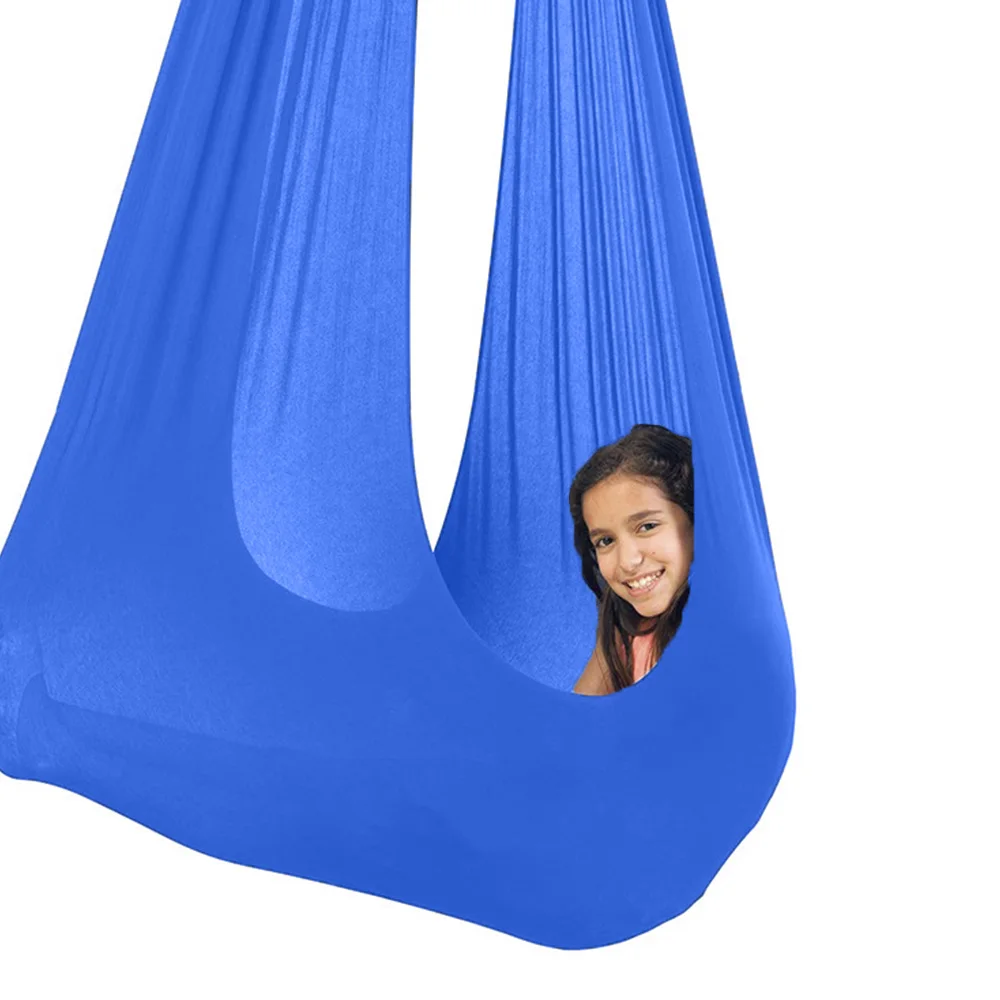 Детские качели гамак для аутизма и СДВГ добавить терапии обниматься до 150 кг