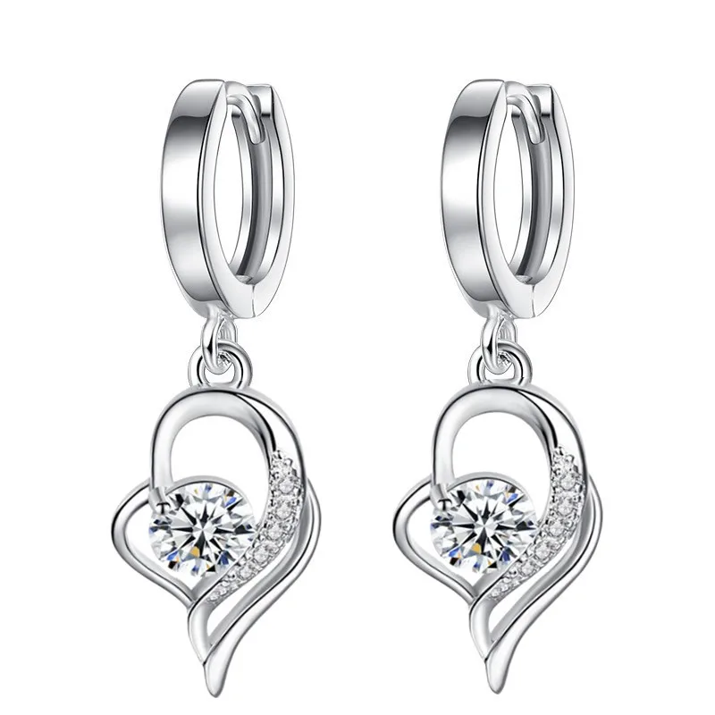 

Heart Shape Pendientes Earrings for Women Korean Fashion Vintage Dangle Earrings Jewelry