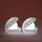 Керамическая ракушка жемчужный ночсветильник стример Русалка сказочная ракушка ночник для прикроватной тумбочки украшение дома Рождественский подарок