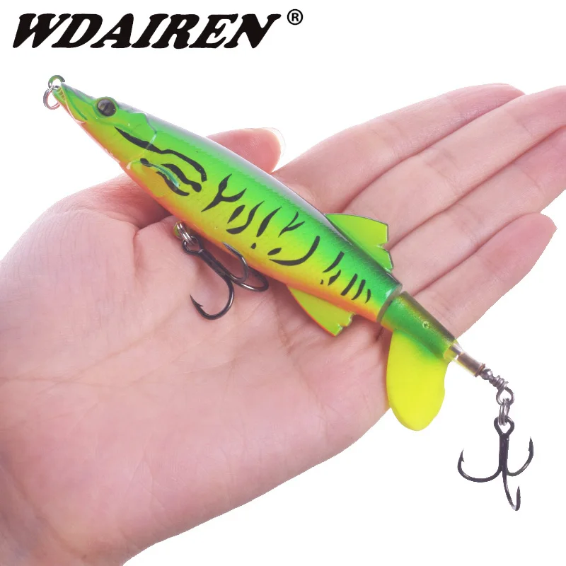 Рыболовная приманка Whopper Plopper 1 шт. 13 см 16 г топвотер жесткая с вращающимся мягким