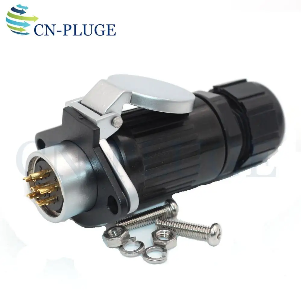 Водонепроницаемый 6 контактный разъем типа WP20 промышленные