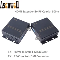 hdmi extender by rf coaxial hdmi to dvb t modulator rf converter full hd 1080p full hd up to 80 channel500m