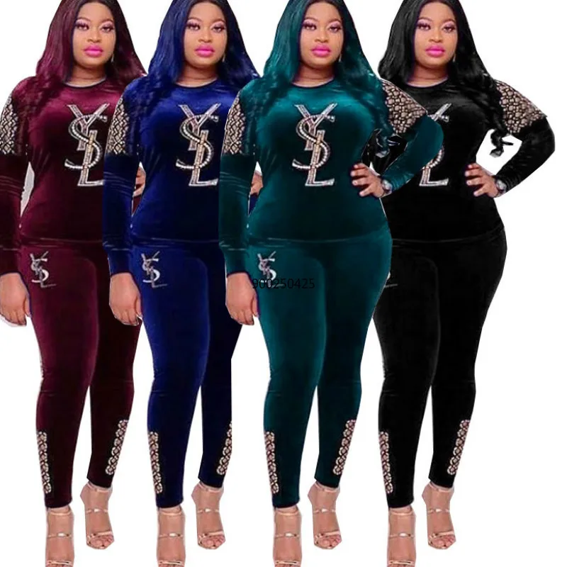 Бархатная африканская женская одежда осень/зима 2020 Африканская Одежда