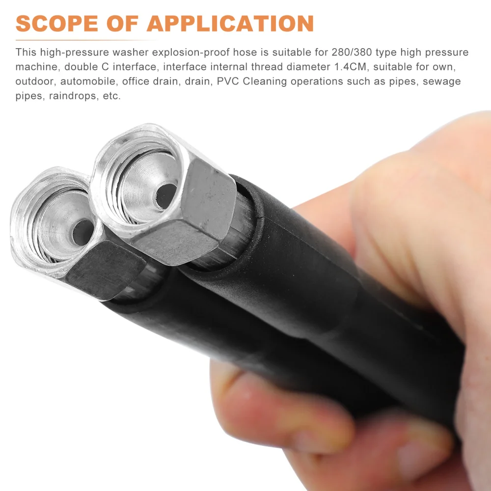 

1 Pc Portable High-Pressure Washer Hose Creative Water Cleaning Pipe
