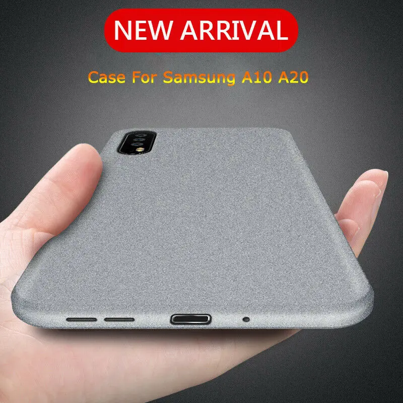 Для Samsung A70 A50 S10 S9 S8 Plus Тонкий матовый чехол песчаника для S20 FE Note 20 10 9 8 A21S A30 A40 S21