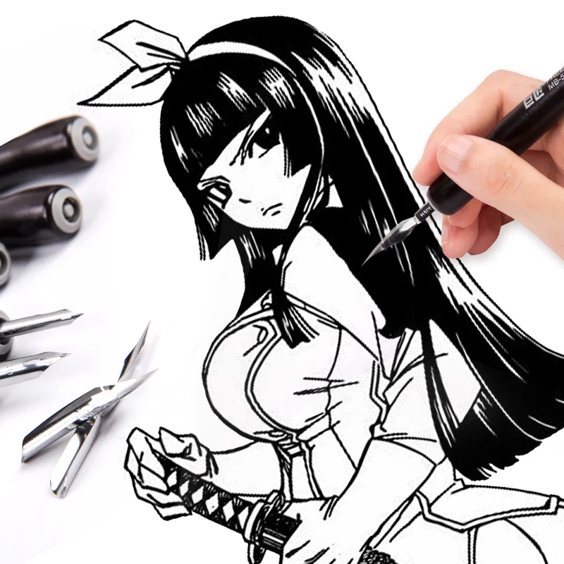 1nib японская ручка подводка Tachikawa для рисования премиум класса
