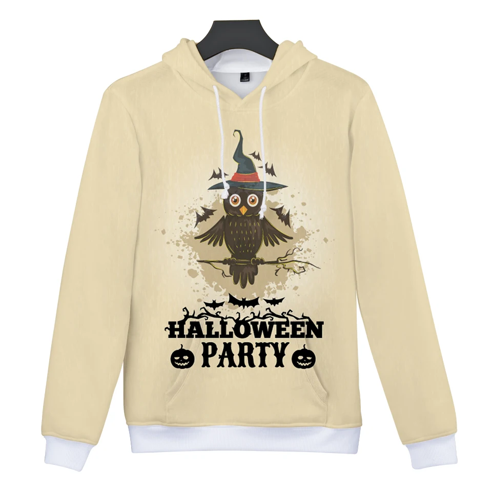 

Новинка, толстовки в стиле Харадзюку С 3D принтом на Хэллоуин, свитшоты с длинным рукавом для мальчиков и девочек, повседневные Пуловеры на Х...