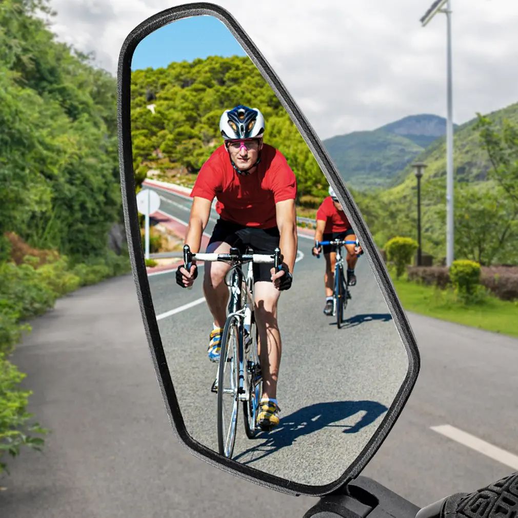 

Rearview Mirror Glass Lens Handlebar Bike Mirror Adjustable Safe Rearview Mirror Bicycle Mirror Clear Mirror