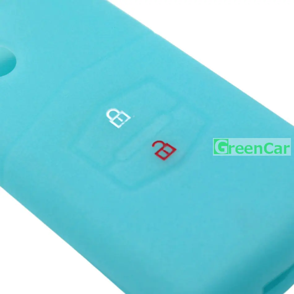 1 шт. 2 кнопки светящийся силиконовый чехол для ключей от машины Mazda M3 Axela M6 Atenza M5 CX7