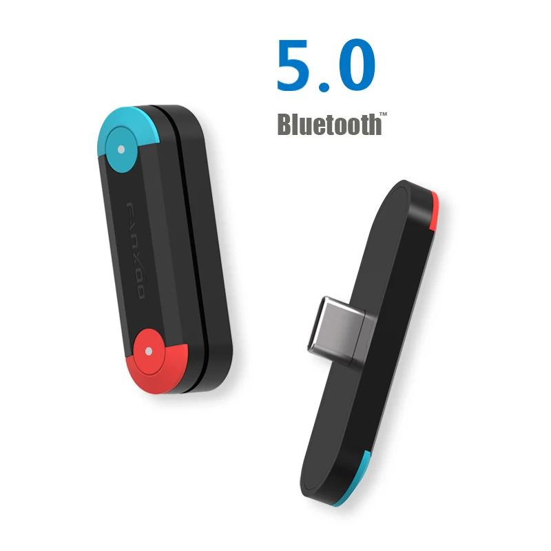 Адаптер для аудиопередатчика Fanxoo Bluetooth 5 0 Nintendo switch / lite подключение Airpods и