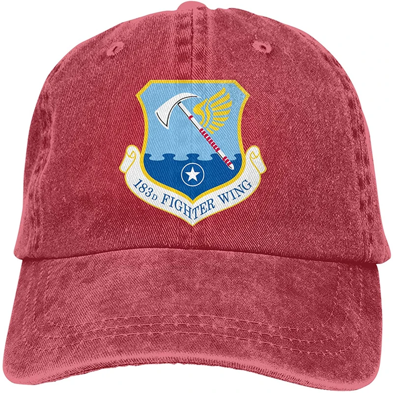 

Fashion Soft 183rd Fighter Wing Hat Gift Dad Hat Trucker Hat Cowboy Hat