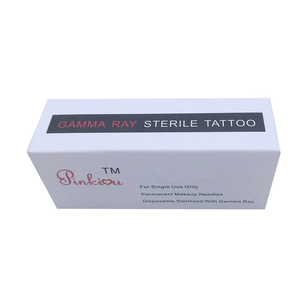 50 шт. иглы для перманентного макияжа 18 пин|blade needle|tattoo needleseyebrow tattoo needle |