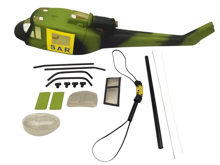 

500 size helicopter fuselage for 500 scale uh-1/UH-1N/UH1A helicopters