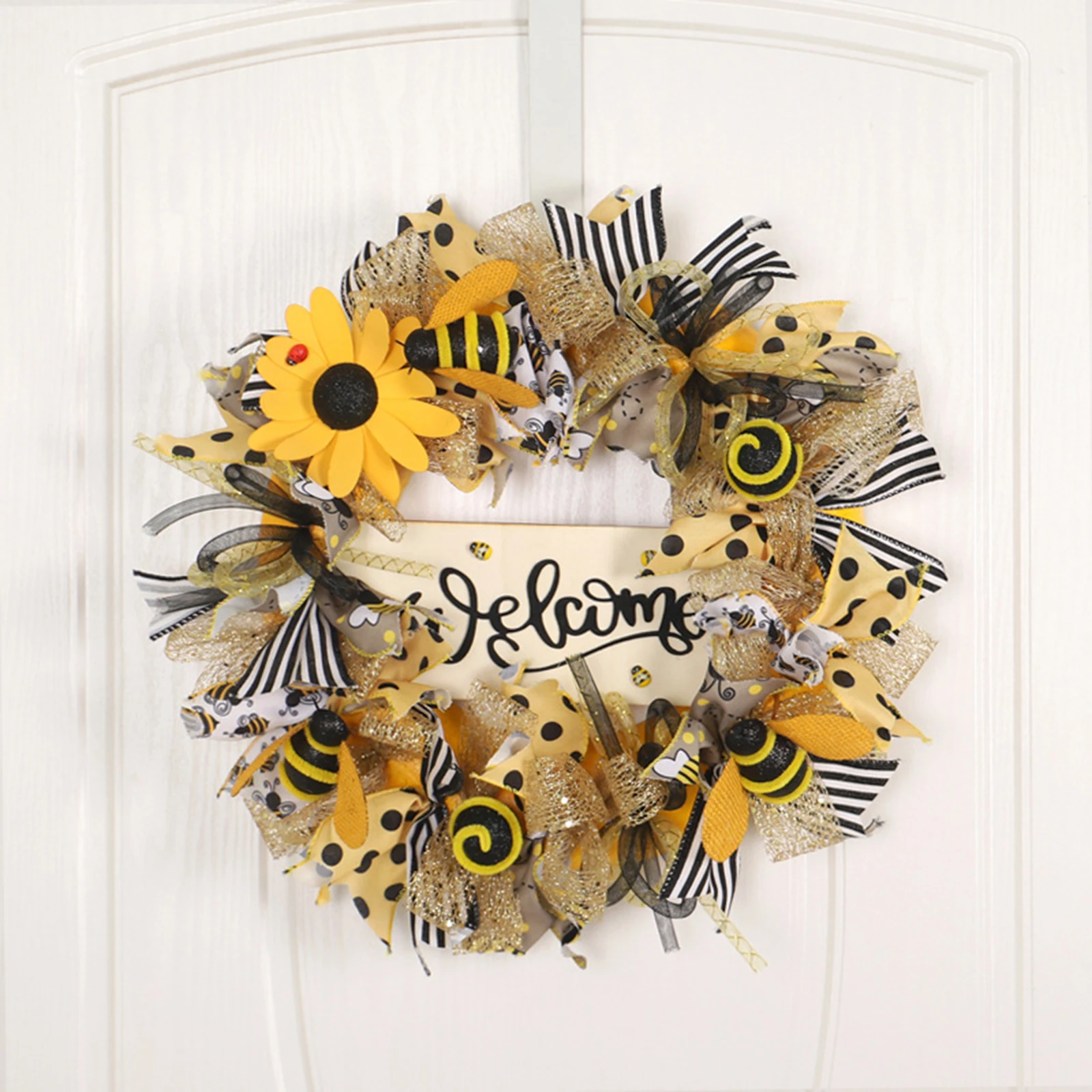 

Artificial Wreath Cloth Flowers Round Simulation Garland For Wedding Window Party Decoration