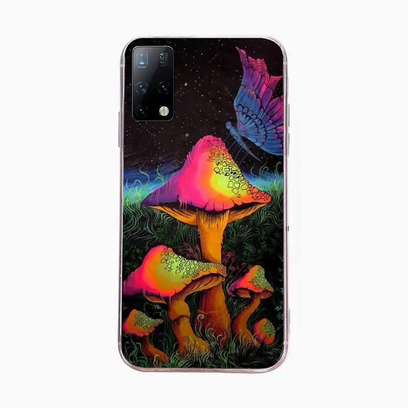 

Trippy Mushroom Psychedelic Art Phone Case For Samsung S4 S5 S6 S7 S7Edge S8 S9 S10 E Plus S20Fe lite Cover Fundas Coque