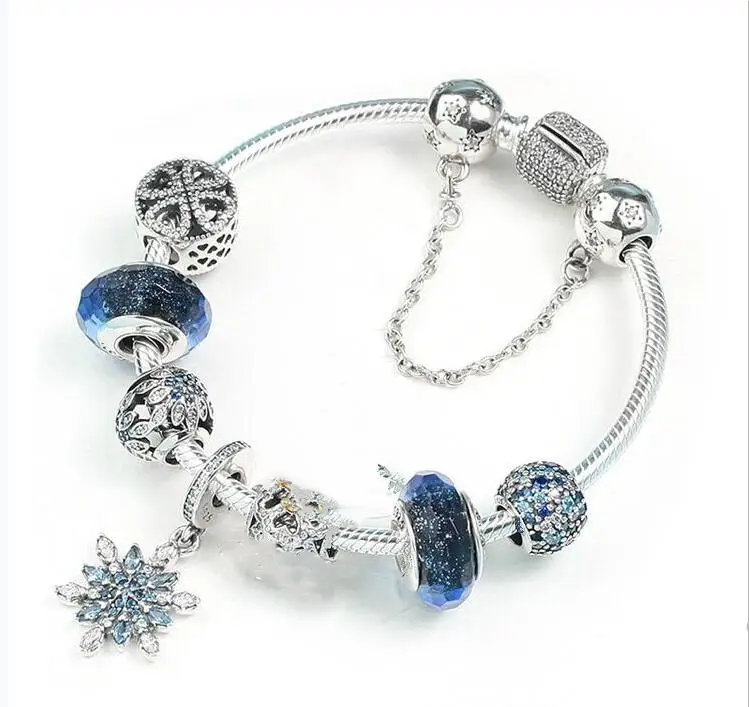 

Original 925 Sterling Silver Strand Bracelets Cinderella Pumpkin With Crystal Beads pandoradora Bracelet Bangle Jewelry