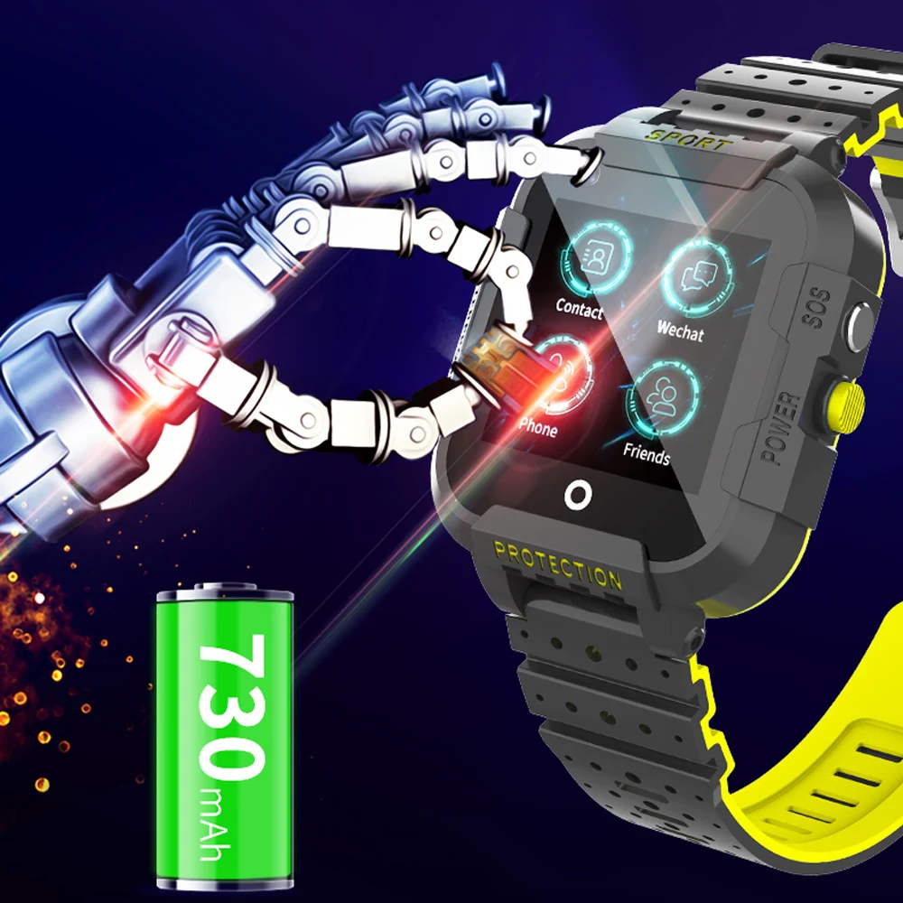 

696 DF39Z Kids Smart Watch 4G GPS Smartwatch Wifi Tracker Touch Screen SOS SIM Phone Call Waterproof Children Camera Watch DF39