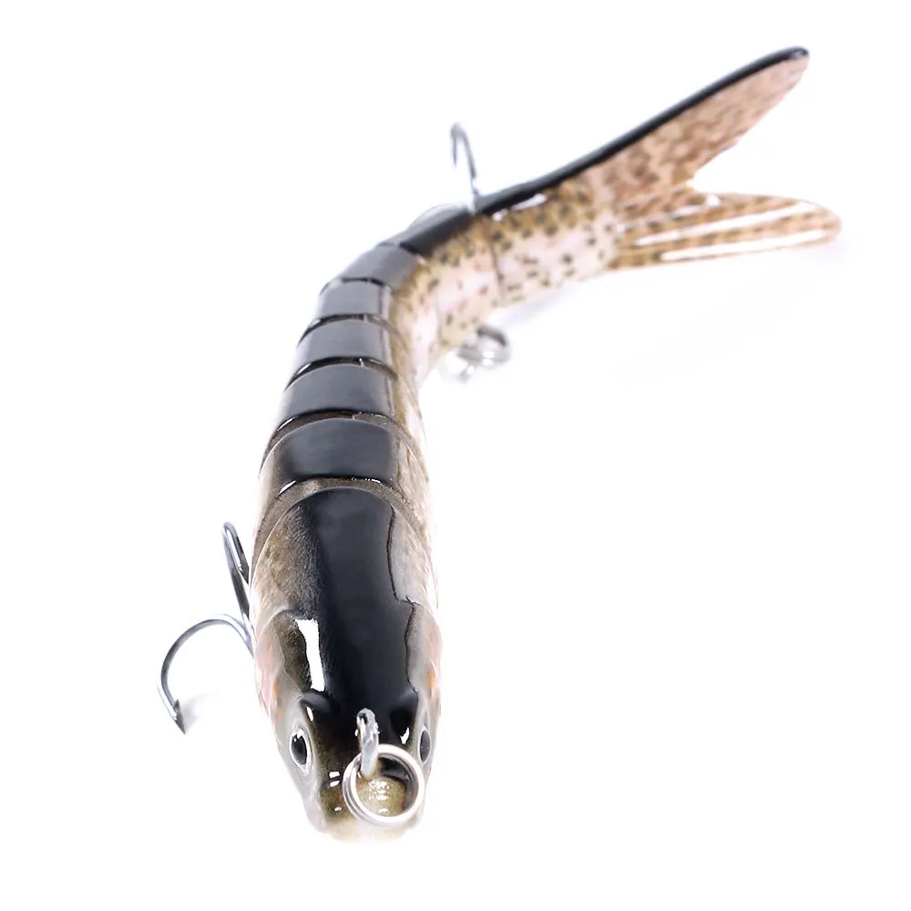 

10cm 11.4g Sinking Wobblers Fishing Lure Wobbler Multi Jointed Swimbait 8Segment Hard Bait Casting Trolling Bass Pike Lure