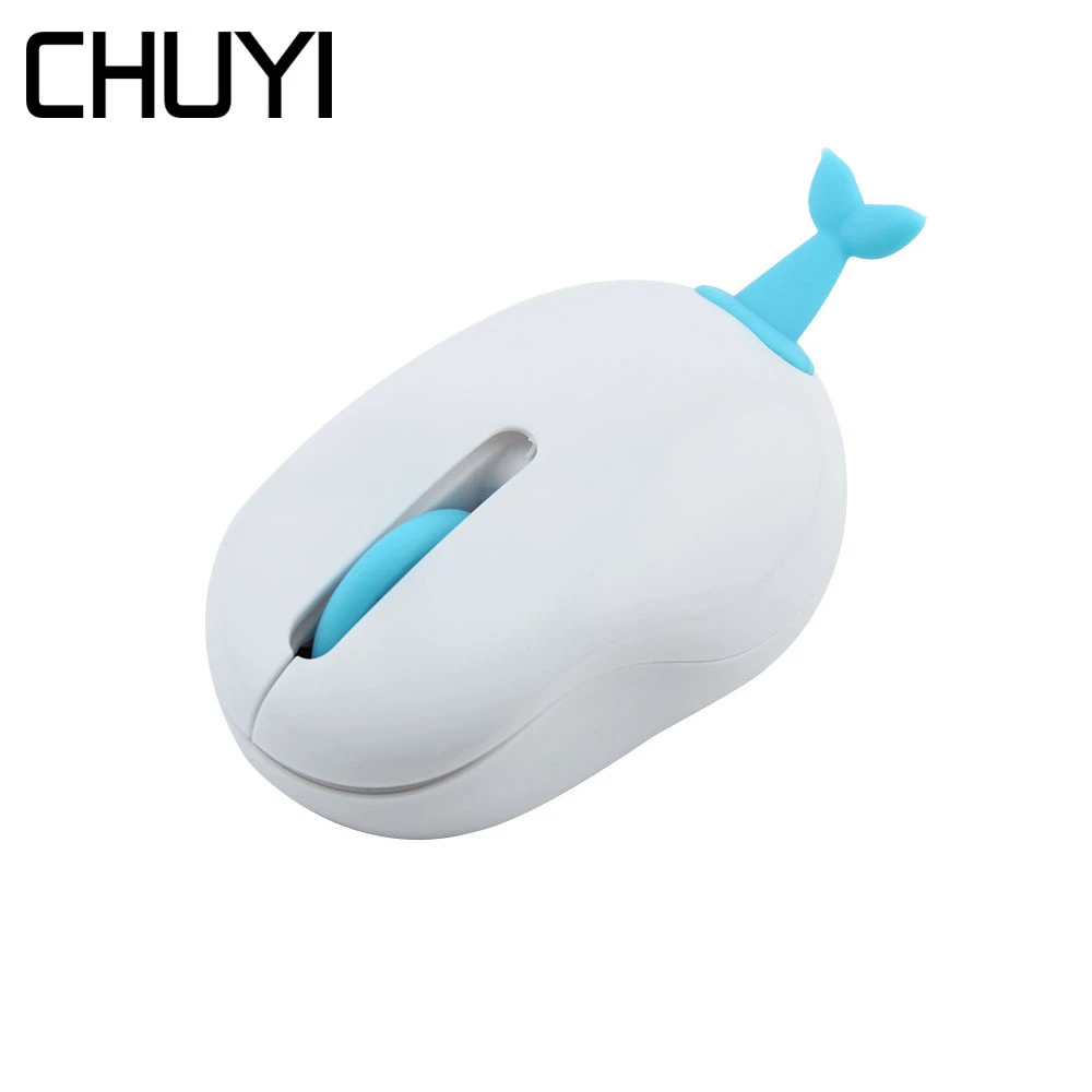 

2.4G Wireless Mouse Mini Cartoon Cute Dolphin Design Silent Mause Optical 1200 DPI Small Hand Kids Computer Mice For PC Laptop