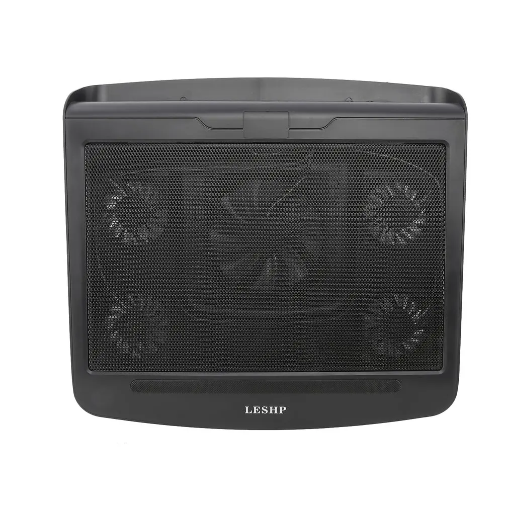 

Lightweight Black Unique Two Switches 5 Silent Fan USB Interface Cooler Laptop Cooling Pads Notebook Cooling Pad Radiator T5