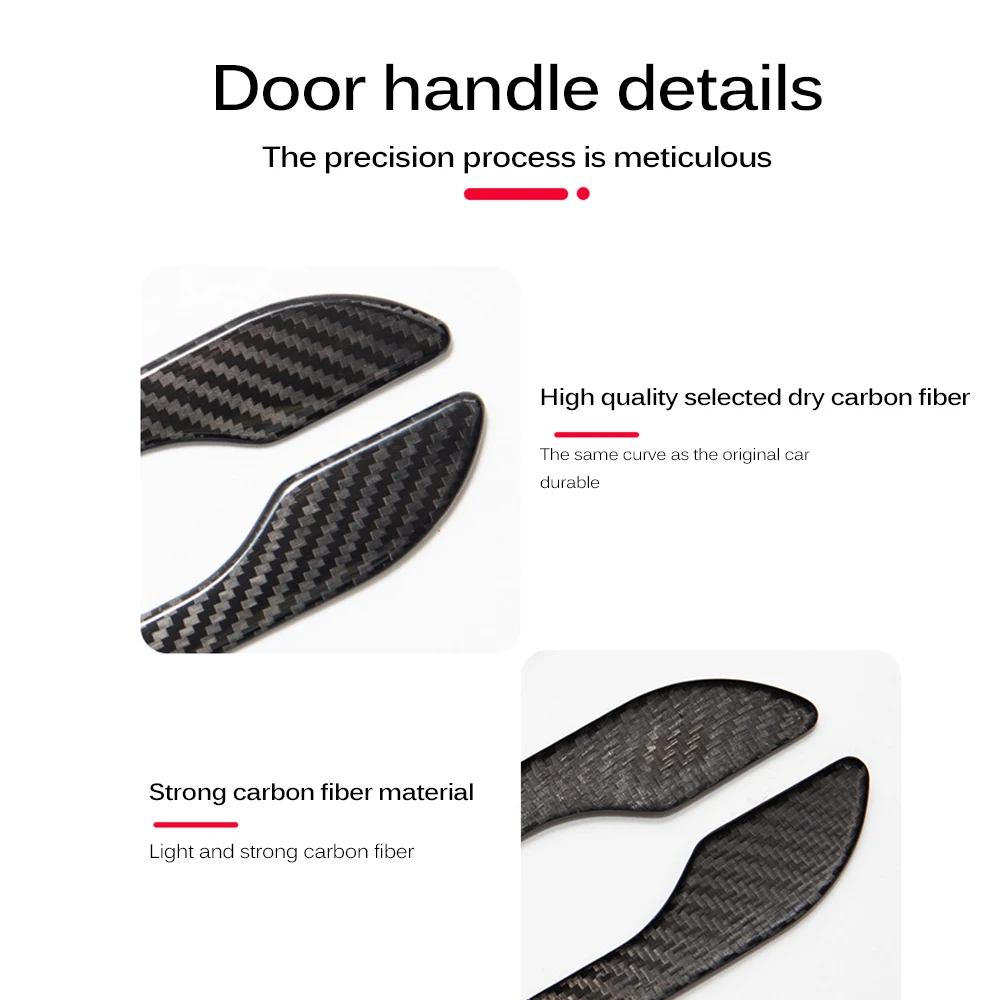 Новые 4 шт. популярные авто дверные ручки наклейки Защита от царапин наклейка