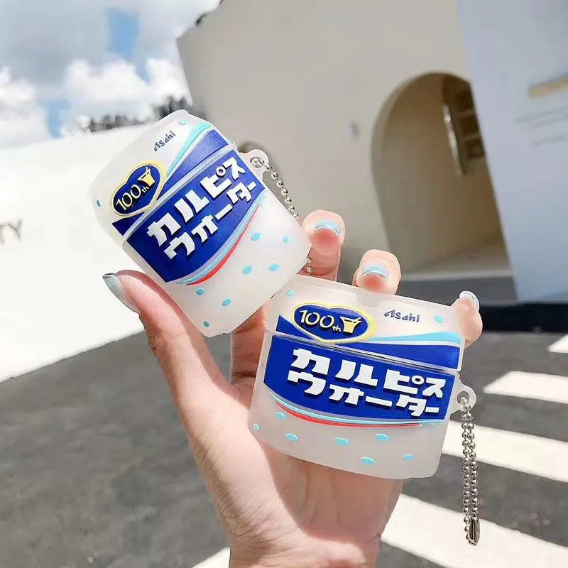 

For Airpods 1/2 Case,Can Drink Case For Airpods Case,Soft Earphone Headphone Cover For Airpods Pro Case For Girls/Boys