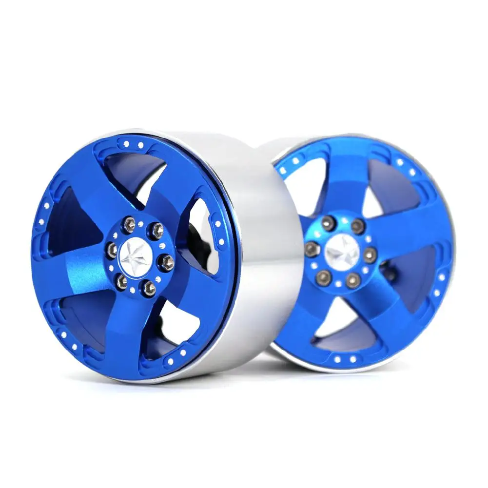 LeadingStar Beadlock Колесные диски концентратор 2 дюймов CNC для 1/10 RC SCX10 Рейф 90018 Рок